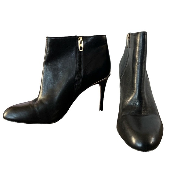 Coach Nila Bootie Black Leather Gold Hardware Size 11 - Picture 2 of 9